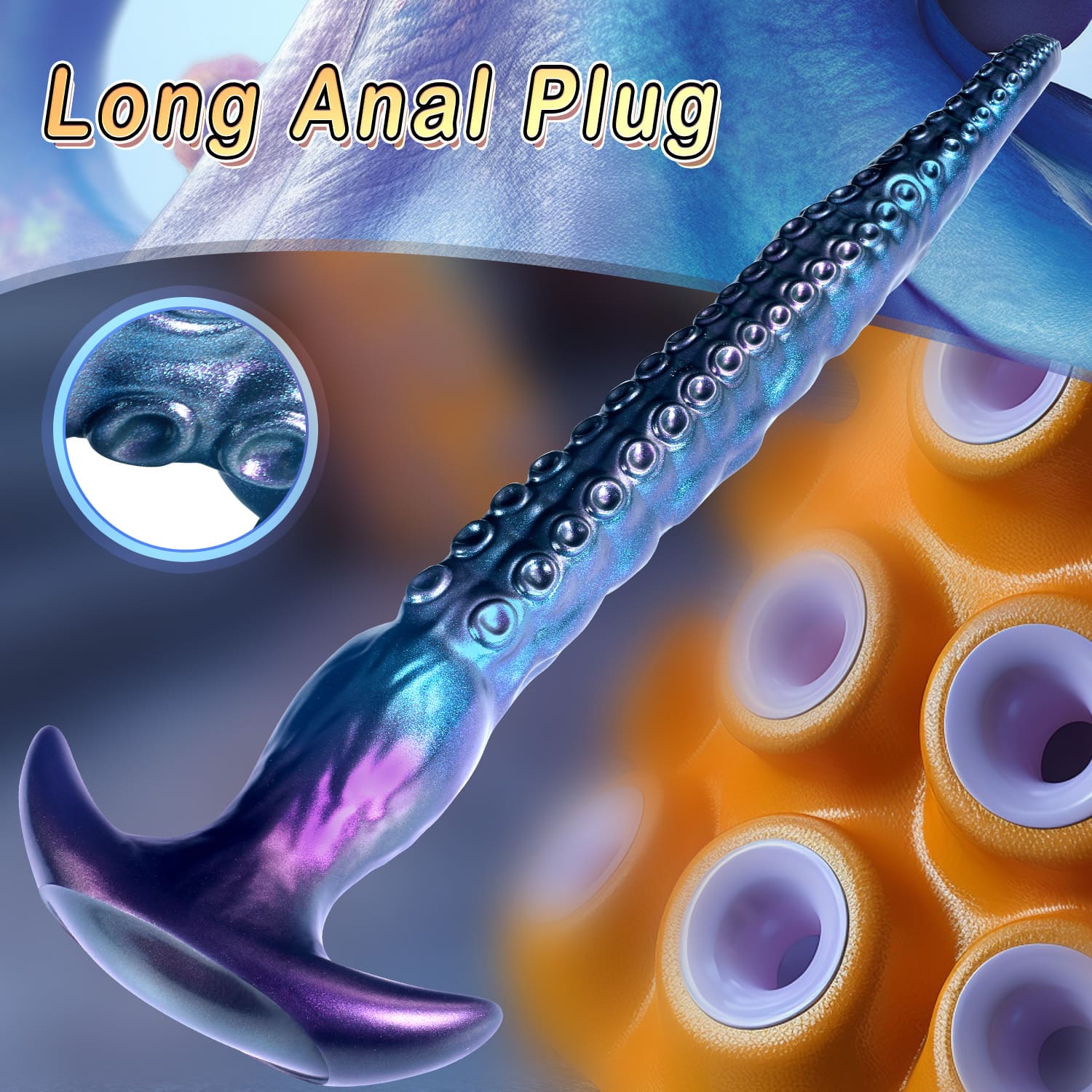 VoidWhip - Tentacle Dildo - Long Butt Plug - 3 Sizes
