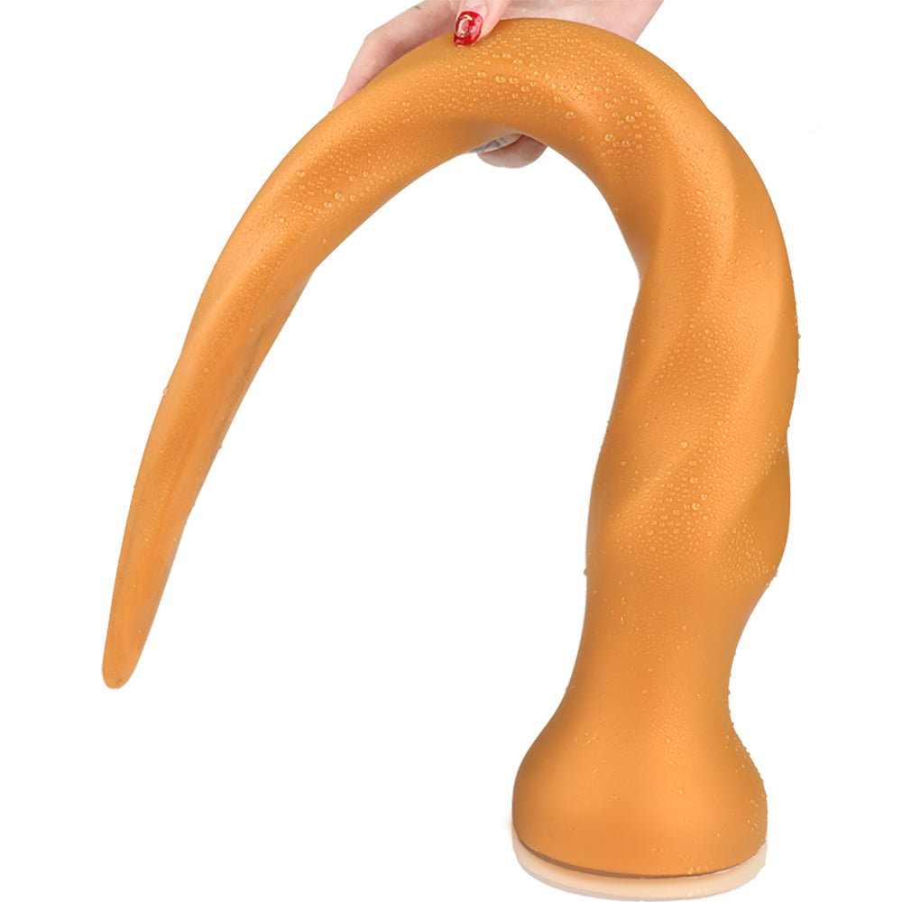 Worm - Long Butt Plug - Spiral Butt Plug - Deep Anal Toy